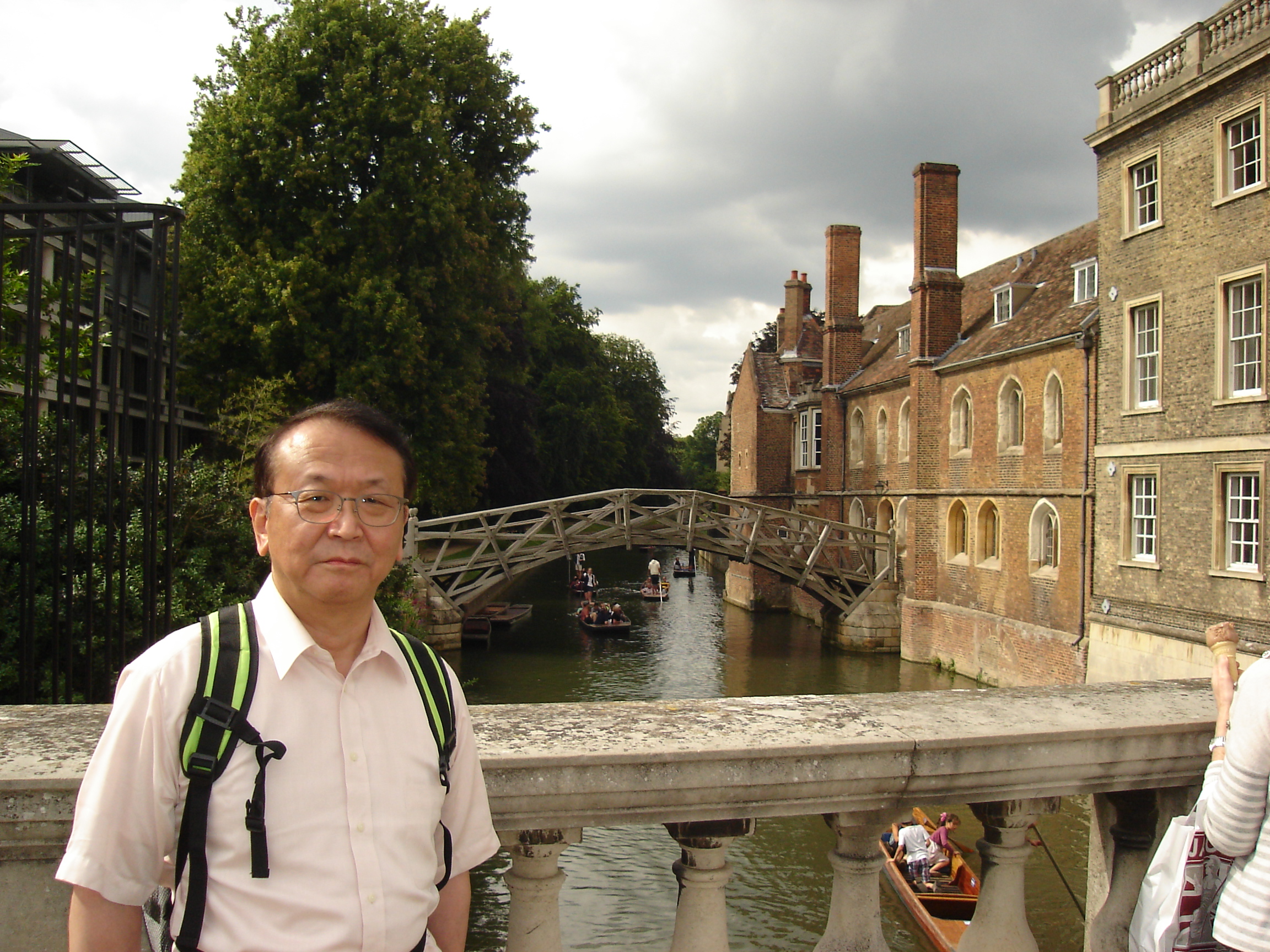 「数学の橋」ニュートンが設計したとか (Cambridge, UK)


